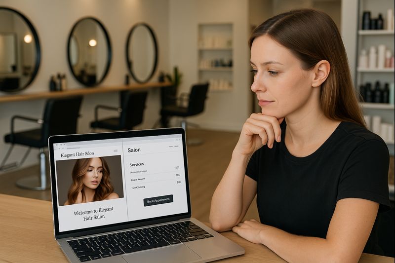 woman-reviewing-salon-website